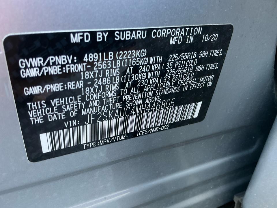 Used 2021 Subaru Forester SUV