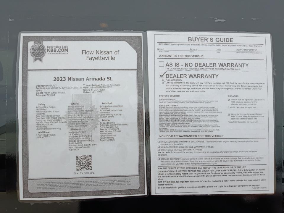 Used 2023 Nissan Armada SUV