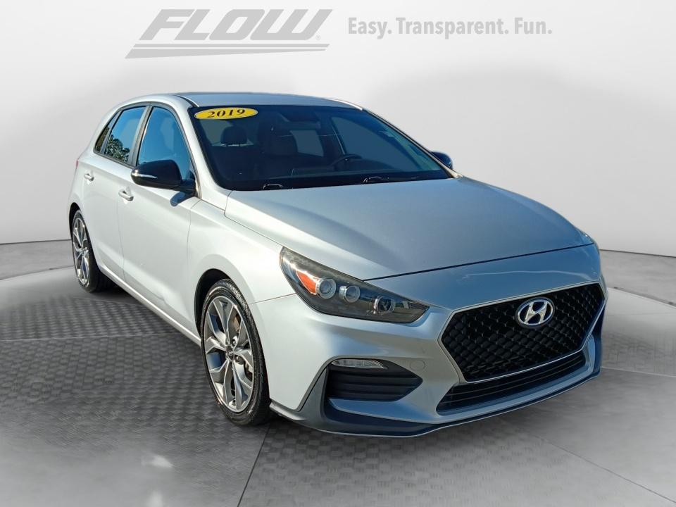 Silver 2019 Hyundai Elantra GT Hatchback Front-Wheel Drive Manual