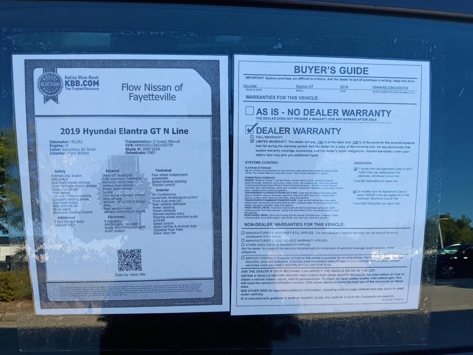 Used 2019 Hyundai Elantra GT Hatchback