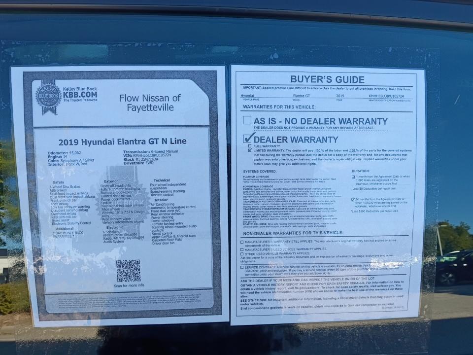 Used 2019 Hyundai Elantra GT Hatchback