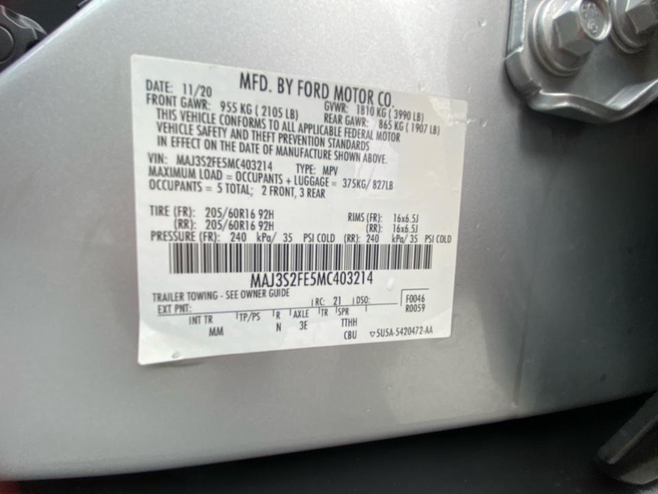 Used 2021 Ford EcoSport SUV