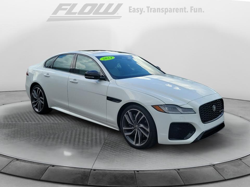 White 2024 Jaguar XF Sedan All-Wheel Drive Automatic