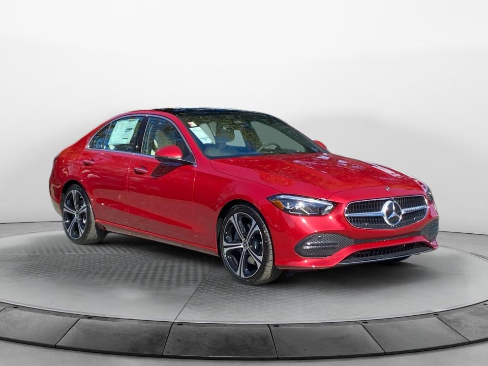 Red 2027 Mercedes-Benz C-Class Sedan All-Wheel Drive Automatic