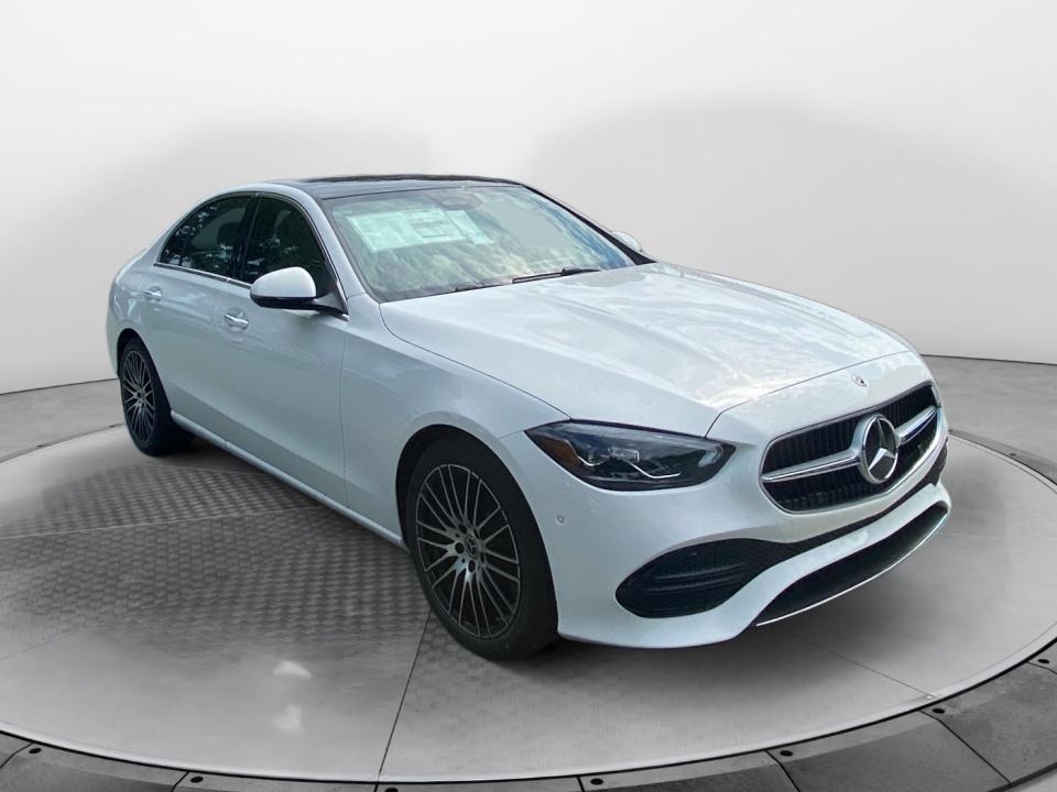 White 2026 Mercedes-Benz C-Class Sedan All-Wheel Drive Automatic