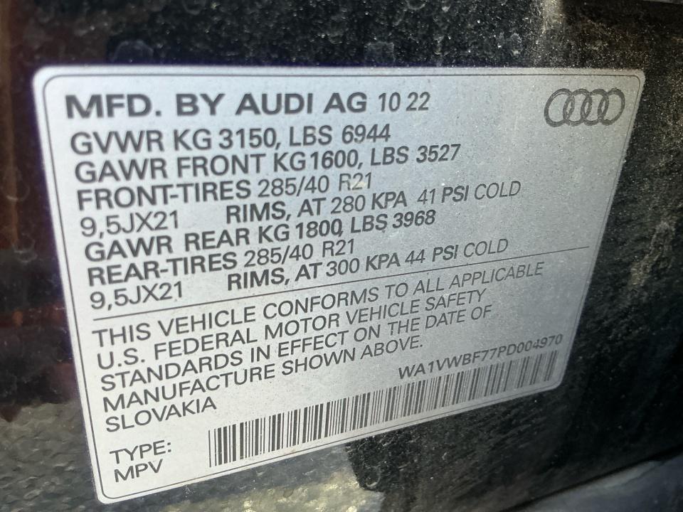 Used 2023 Audi SQ7 SUV