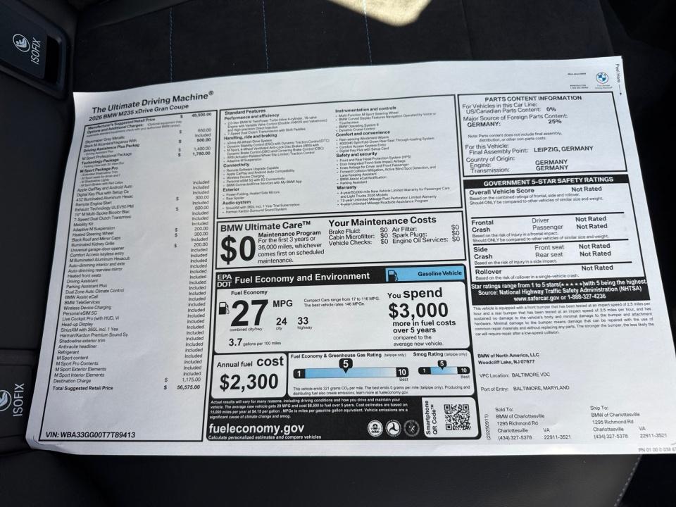 Used 2026 BMW M235 Gran Coupe Sedan