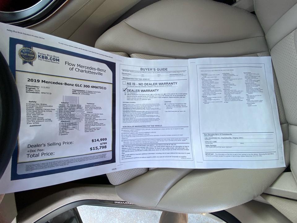 Used 2019 Mercedes-benz GLC 300 SUV