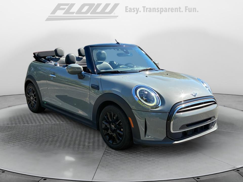 Gray 2022 MINI Cooper Convertible Front-Wheel Drive Automatic