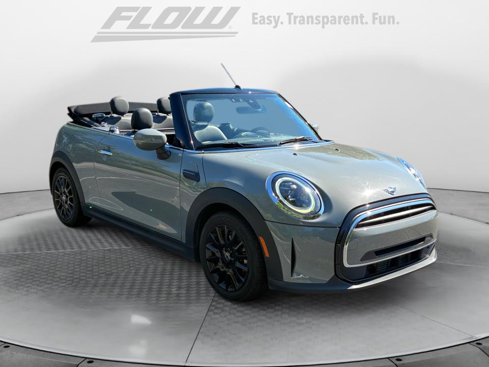 Gray 2022 MINI Cooper Convertible Front-Wheel Drive Automatic