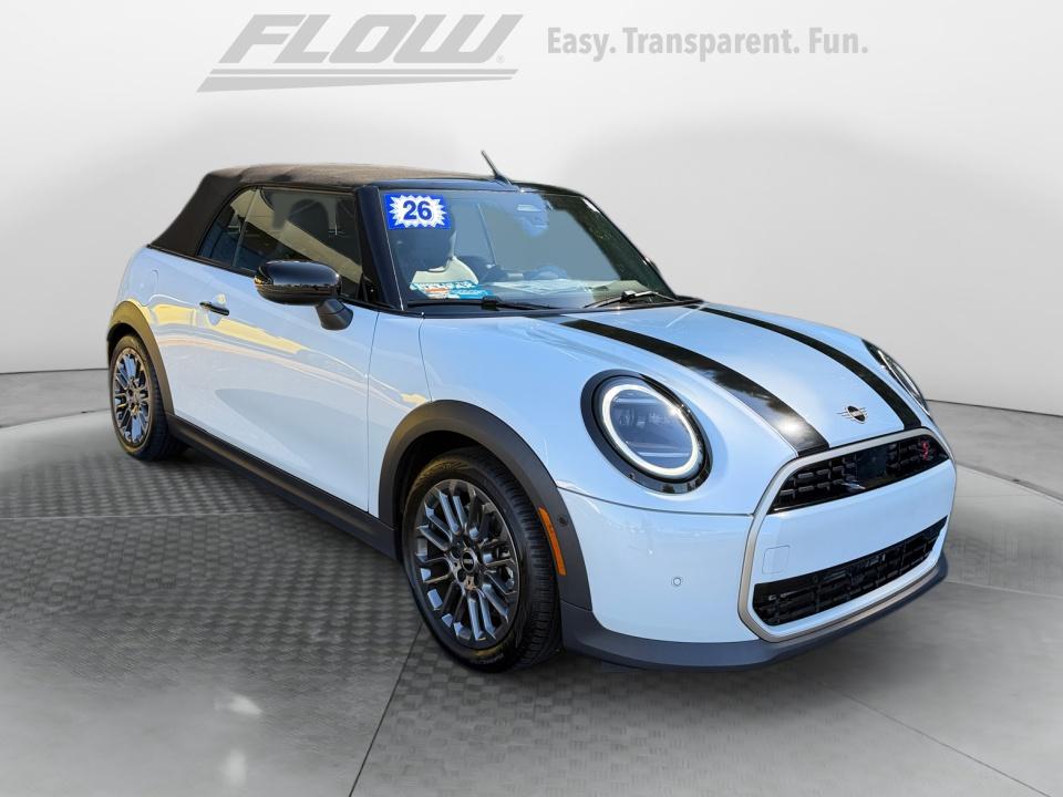 White 2026 MINI Cooper Convertible Front-Wheel Drive Automatic